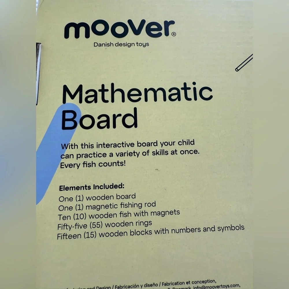 MOOVER Toys Mathematic Board